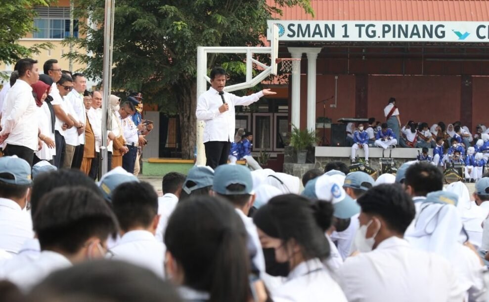 Rudi di SMA 1 Tanjungpinang.