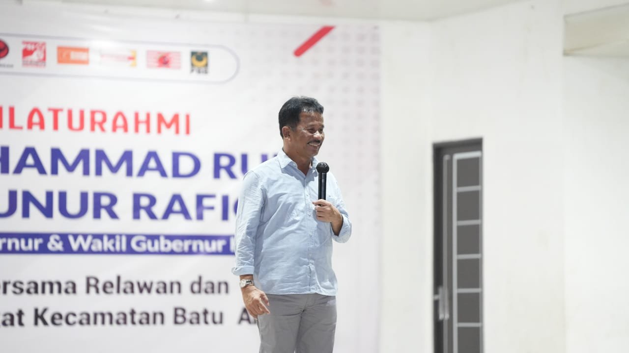 Calon Gubernur Kepri, H. Muhammad Rudi menyebut kini rakyat Kepri kian cerdas, tahu mana calon gubernur yang berkinerja.