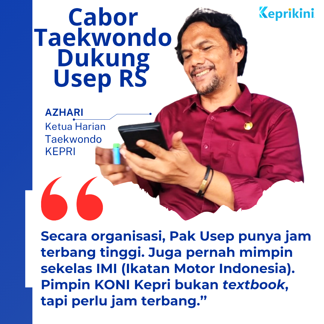 Cabor Taekwondo Dukung Usep